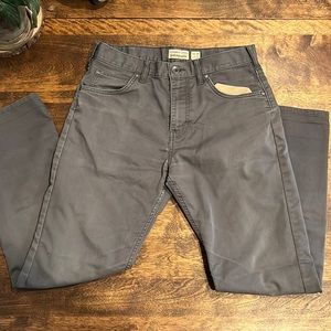 Patagonia Iron Clad Pants 32x30 Straight Organic Cotton Grey